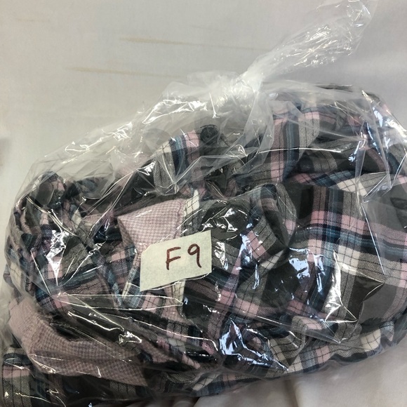 Boston Traders Black Pink An Blue Flannel Shirt W Hoodie Quilt Lined Size XXL - Picture 10 of 11